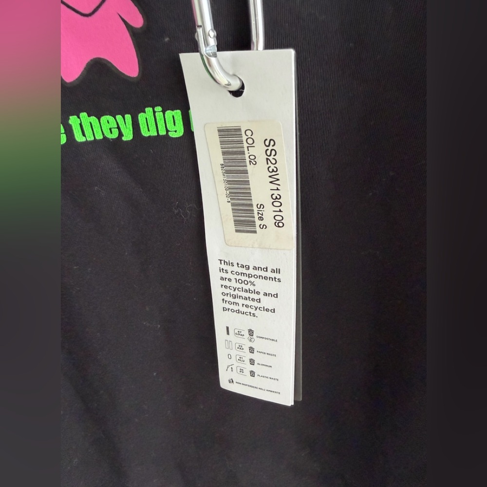 GCDS Black Wirdo T-Shirt - Picture 4 of 5